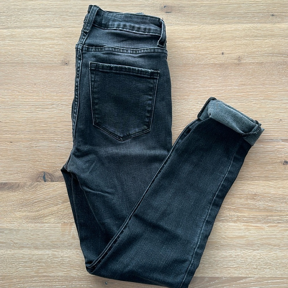 Shop Stevie Black Cigarette Skinny Jeans